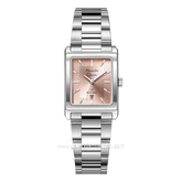 Alexandre Christie AC 1039 LD Silver Dial Pink Stainless Steel